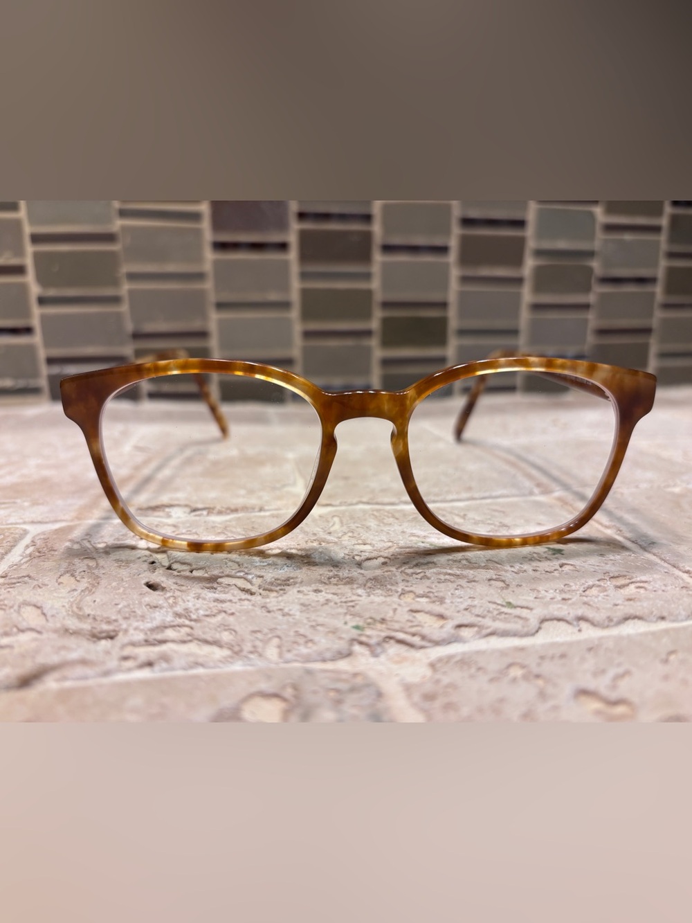 Warby Parker Hemmings Tortoiseshell Brown Round-Rect Eyeglasses
